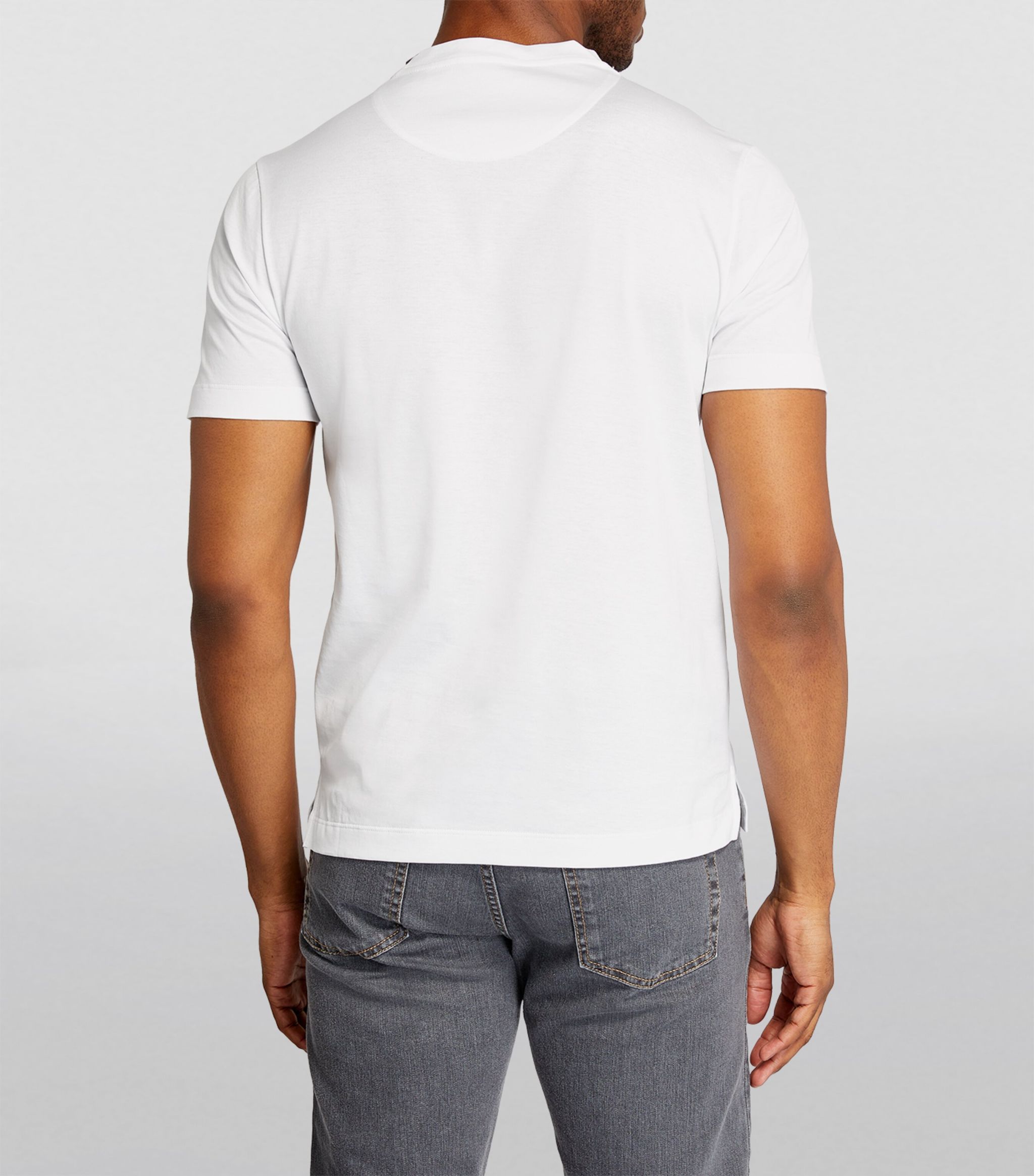 Polyester Stretchable Solid Half Sleeves Men's Round Neck T-Shirt (Pack Of 5) 🔥